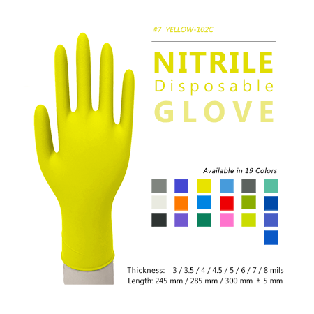 Nitrile Disposable Gloves - Black